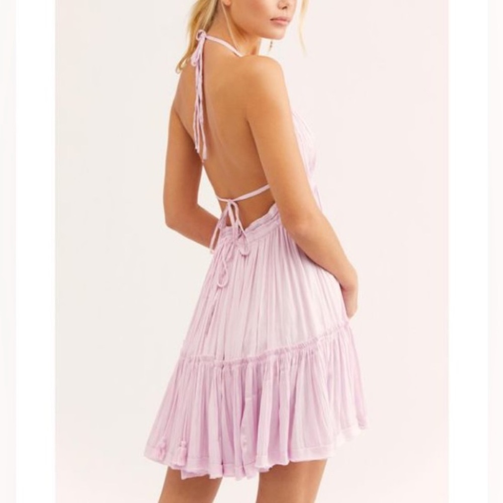 Free People 100 Degrees of Shine Mini Dress - Picture 4 of 10